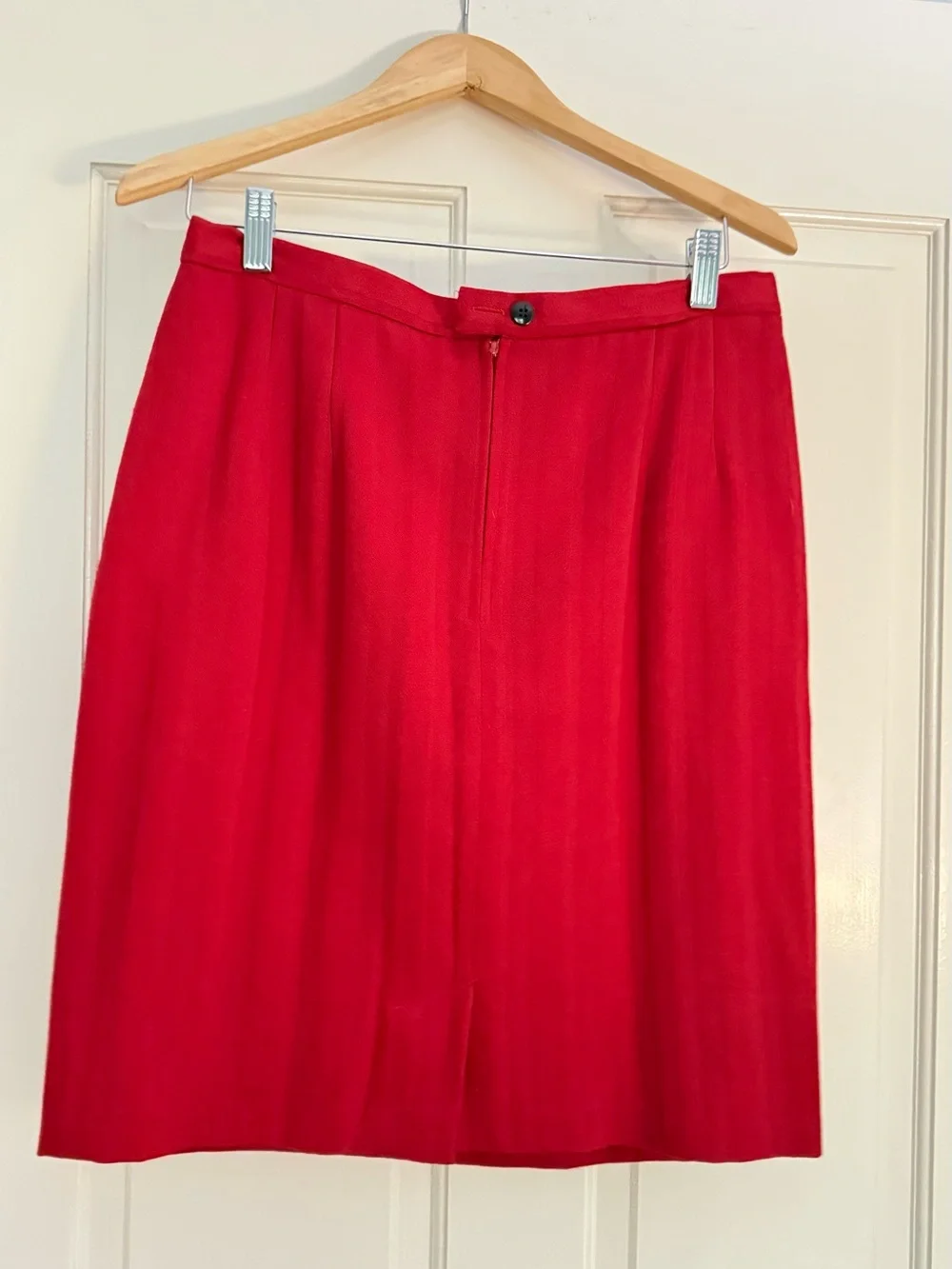 Dior Vintage Vibrant Red Suit Set